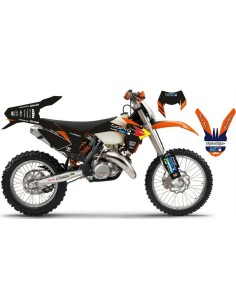 Kit Adhesivos Completo Go Pro KTM EXC 12-13 Black New Edition