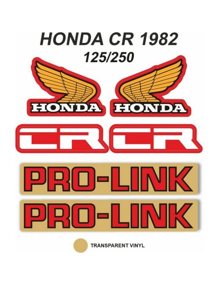 Kit Adhesivos OEM Honda CR 125/250 R 1982