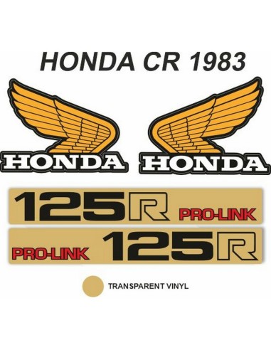 Kit Adhesivos OEM Honda CR 125 R 1983