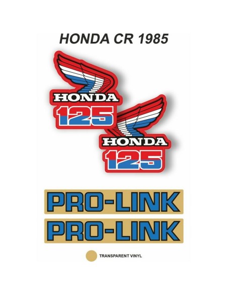 Kit Adhesivos OEM Honda CR 125 R 1985