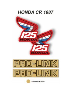 Kit Adhesivos OEM Honda CR 125 R 1987