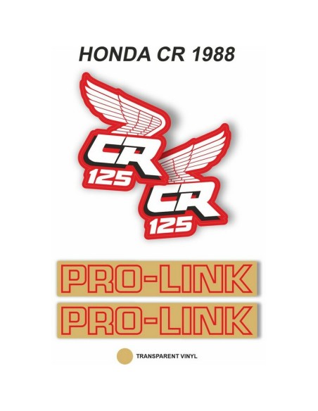 Kit Adhesivos OEM Honda CR 125 R 1988