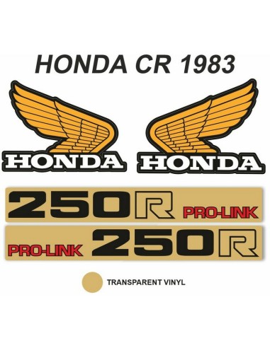 Kit Adhesivos OEM Honda CR 250 R 1983