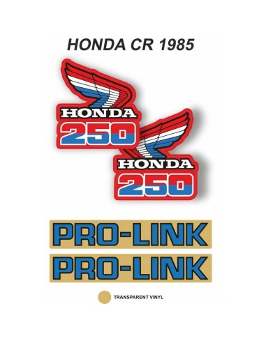 Kit Adhesivos OEM Honda CR 250 R 1985