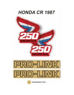 Kit Adhesivos OEM Honda CR 250 R 1987