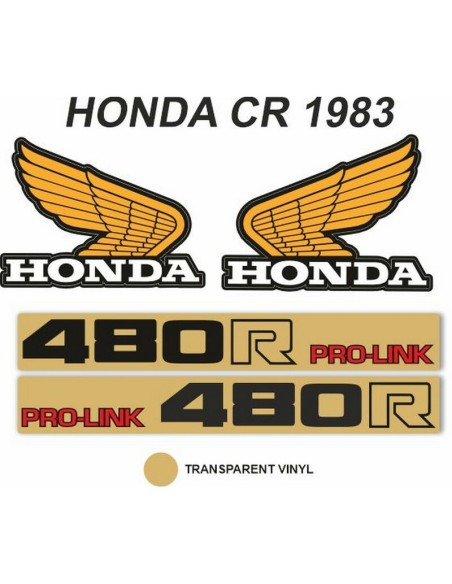 Kit Adhesivos OEM Honda CR 480 R 1983