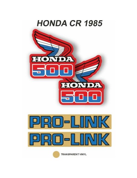 Kit Adhesivos OEM Honda CR 500 R 1985