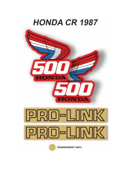 Kit Adhesivos OEM Honda CR 500 R 1987