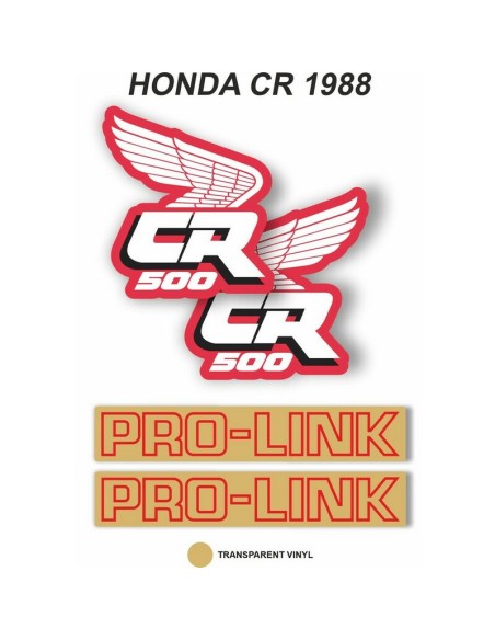 Kit Adhesivos OEM Honda CR 500 R 1988