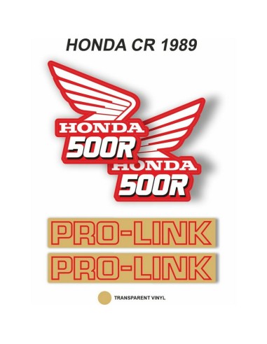 Kit Adhesivos OEM Honda CR 500 R 1989