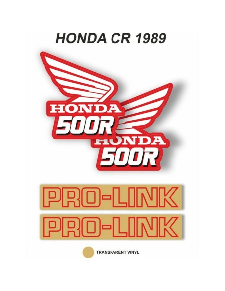 Kit Adhesivos OEM Honda CR 500 R 1989