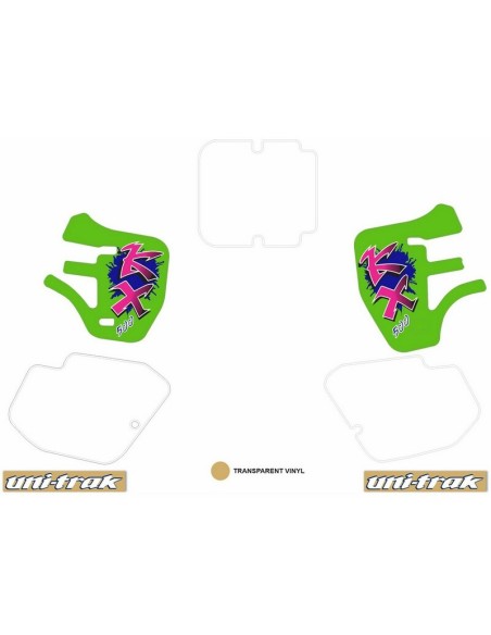 Kit Adhesivos OEM Kawasaki KX 500 1990