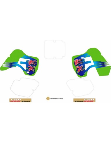 Kit Adhesivos OEM Kawasaki KX 500 1992