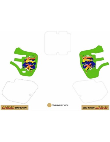 Kit Adhesivos OEM Kawasaki KX 500 1993