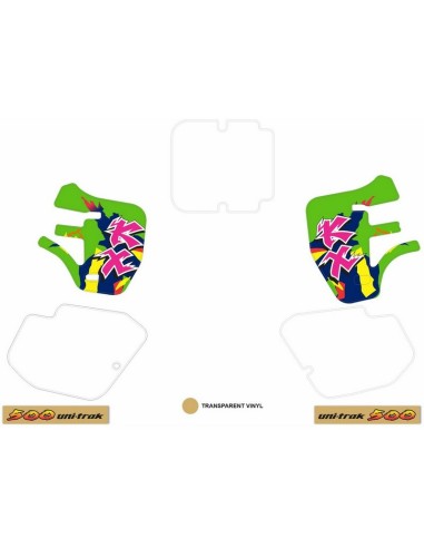 Kit Adhesivos OEM Kawasaki KX 500 1994