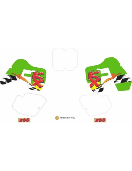 Kit Adhesivos OEM Kawasaki KX 500 1995
