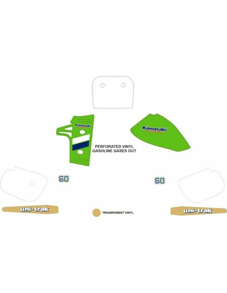 Kit Adhesivos OEM Kawasaki KX 60 1986
