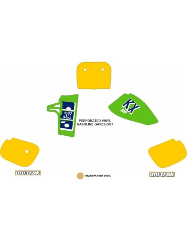 Kit Adhesivos OEM Kawasaki KX 60 1989