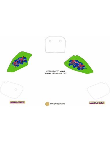 Kit Adhesivos OEM Kawasaki KX 60 1991
