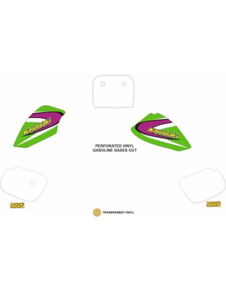 Kit Adhesivos OEM Kawasaki KX 60 1998