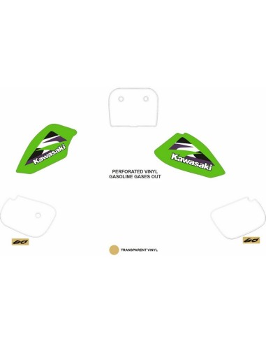 Kit Adhesivos OEM Kawasaki KX 60 1999