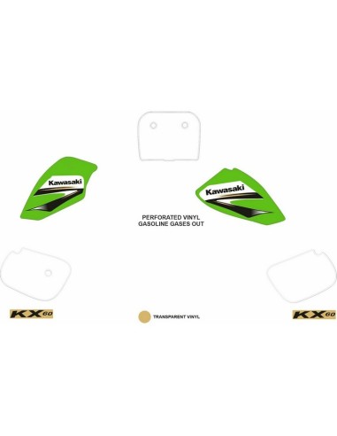 Kit Adhesivos OEM Kawasaki KX 60 2000