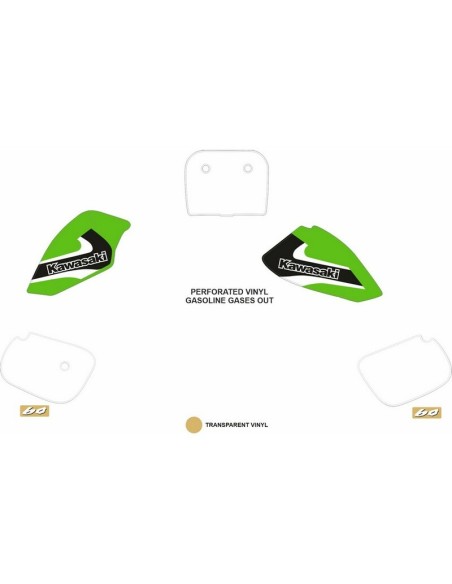 Kit Adhesivos OEM Kawasaki KX 60 2001