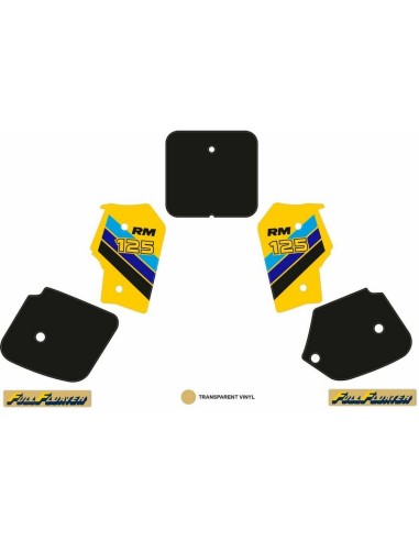 Kit Adhesivos OEM Suzuki RM 125 1986