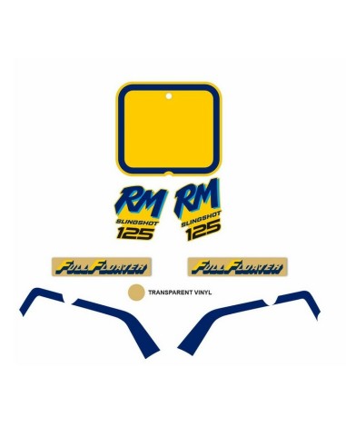 Kit Adhesivos OEM Suzuki RM 125 1989