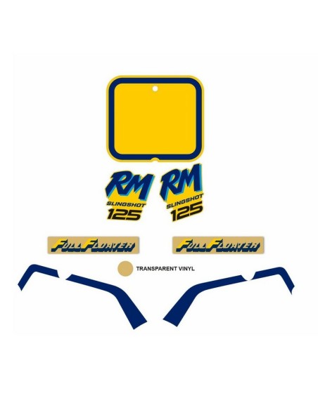 Kit Adhesivos OEM Suzuki RM 125 1989