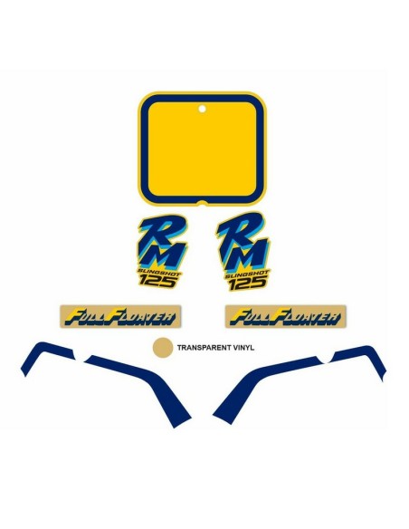 Kit Adhesivos OEM Suzuki RM 125 1990