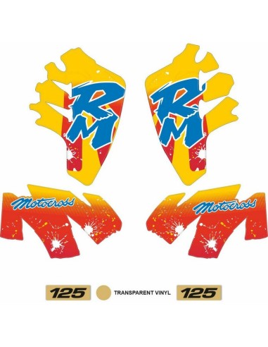 Kit Adhesivos OEM Suzuki RM 125 1991