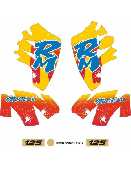 Kit Adhesivos OEM Suzuki RM 125 1991