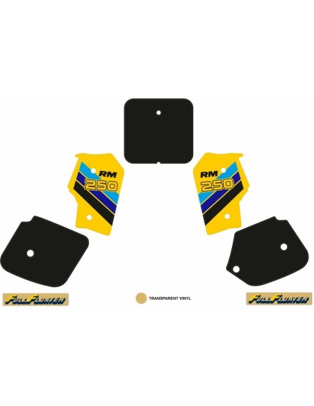 Kit Adhesivos OEM Suzuki RM 250 1986
