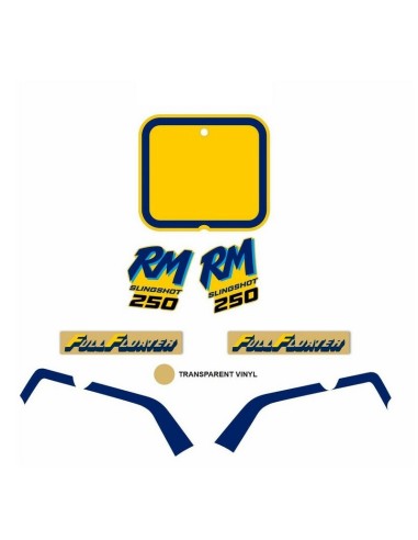 Kit Adhesivos OEM Suzuki RM 250 1989