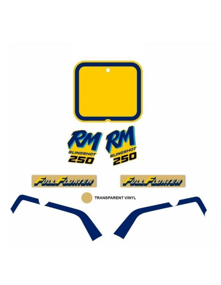 Kit Adhesivos OEM Suzuki RM 250 1989