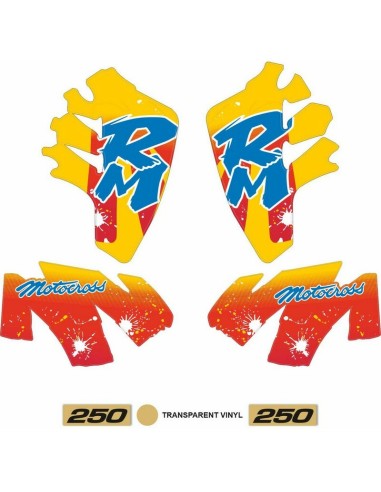 Kit Adhesivos OEM Suzuki RM 250 1991