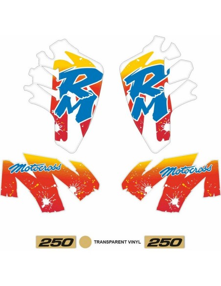 Kit Adhesivos OEM Suzuki RM 250 1991 EE.UU