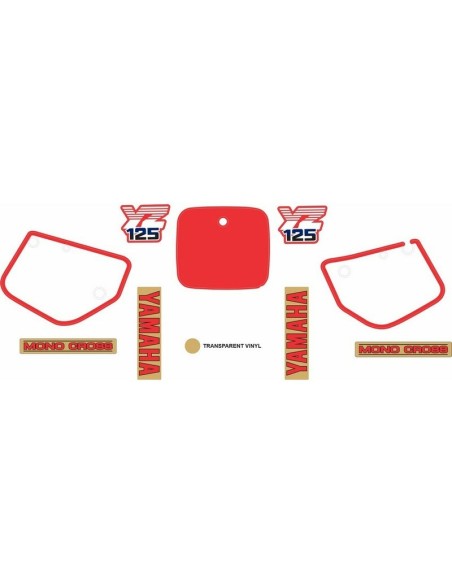 Kit Adhesivos OEM Yamaha YZ 125 1986