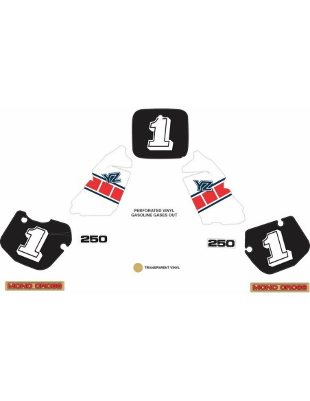 Kit Adhesivos OEM Yamaha YZ 250 1985