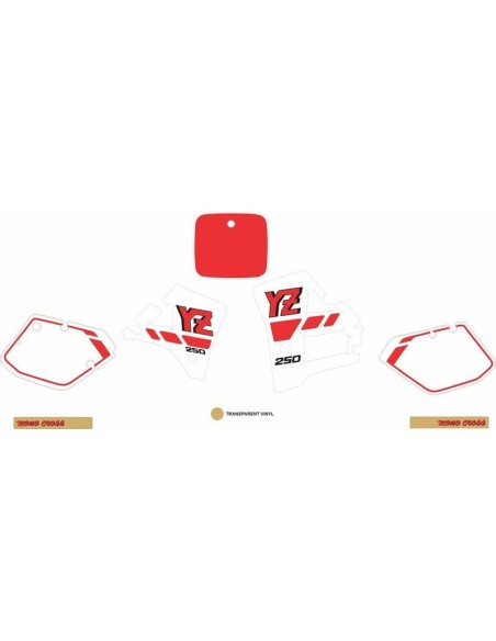 Kit Adhesivos OEM Yamaha YZ 250 1988