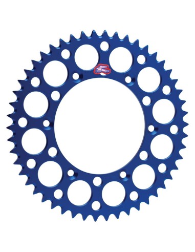Corona Renthal Aluminio Ultralight Yamaha WR/WR-F/YZ/YZ-F 99-17 Azul