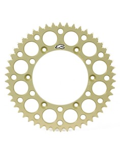 Corona Renthal Aluminio Ultralight Yamaha WR/YZ/YZF 99-.. LE Hard Anodized Champagne