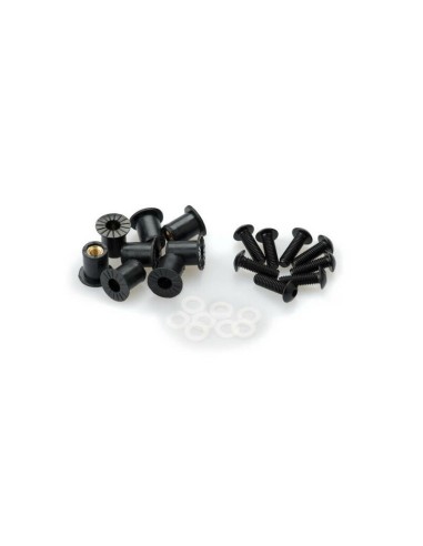 Kit Tornillería M5 con Silentblock Puig Negro