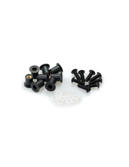 Kit Tornillería M5 con Silentblock Puig Negro