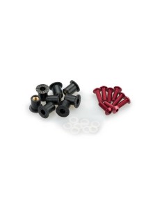 Kit Tornillería M5 con Silentblock Puig Rojo