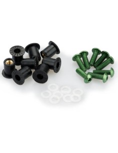Kit Tornillería M5 con Silentblock Puig Verde