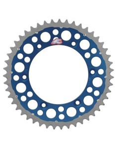 Corona Mixta Renthal Twinring Yamaha WR/WR-F/YZ/YZ-F 99-.. Azul
