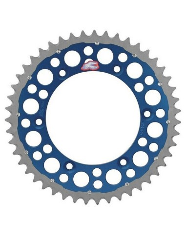 Corona Mixta Renthal Twinring Yamaha WR/WR-F/YZ/YZ-F 99-.. Azul