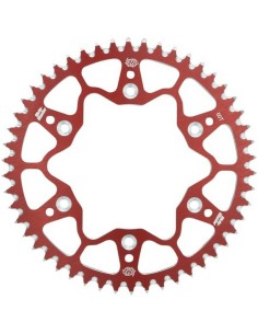 Corona Aluminio Moto-Master MX Racing Beta ..-12/Gas Gas/Husqvarna/Sherco Rojo